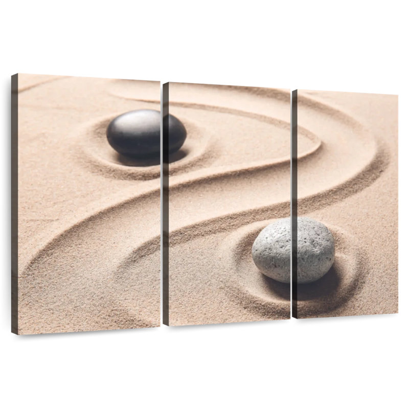 Pierres Kerrick Yin Yang, H 36 po x l 57 po