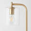 Lampe de bureau moderne à DEL dorée de 16 po Elizabeth, recharge USB et sans fil (ensemble de 2)