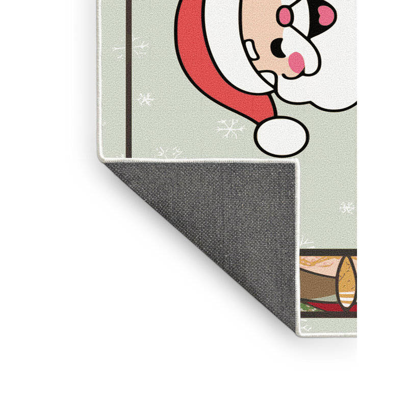 Tapis vacances de Noël The Holiday Aisle®, Tapis de couloir 2 pi x 4 pi