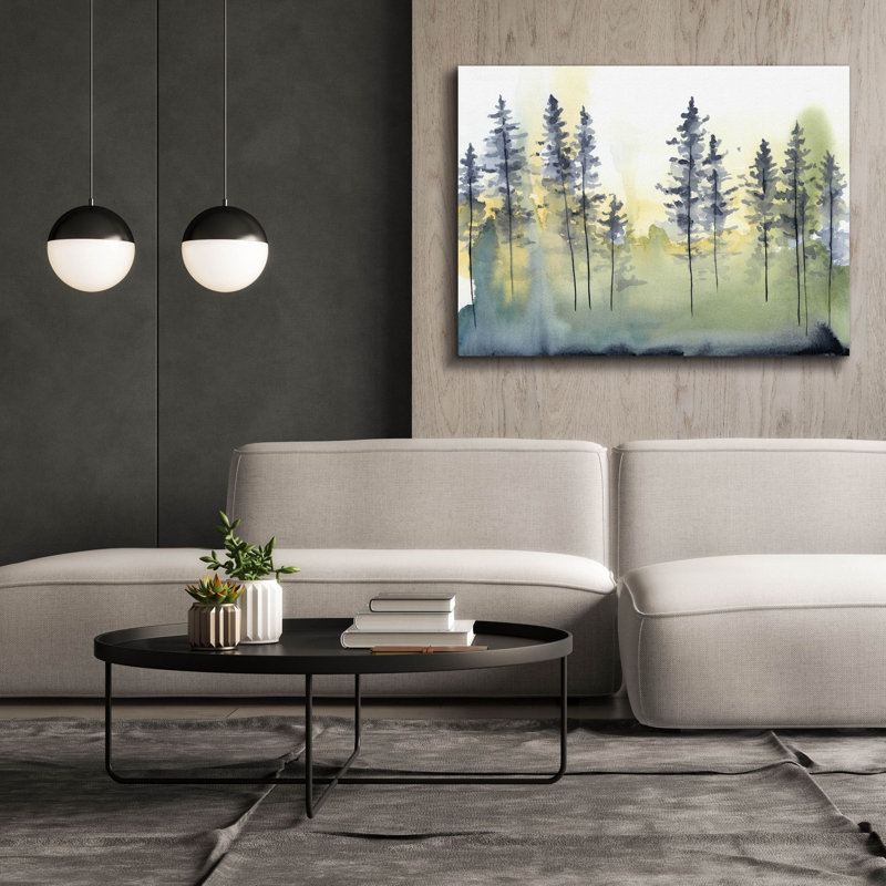  «Shadow Forest 2» par Chariklia Zarris, art mural sur toile, 54 po x 40 po, H 40 po x l 54 po