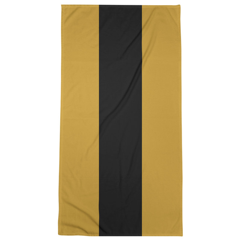 Bath Towel, Gold/Black