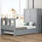 Twin Size Platform Bed With Storage Headboard And Footboard,  Pull Out Shelves And Twin Size Trundle-247966561