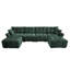Canapé modulaire ergonomique à quatre places avec 2 repose-pieds-1122040826