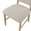 Chaises de salle à manger rembourrées (ensemble de 2)