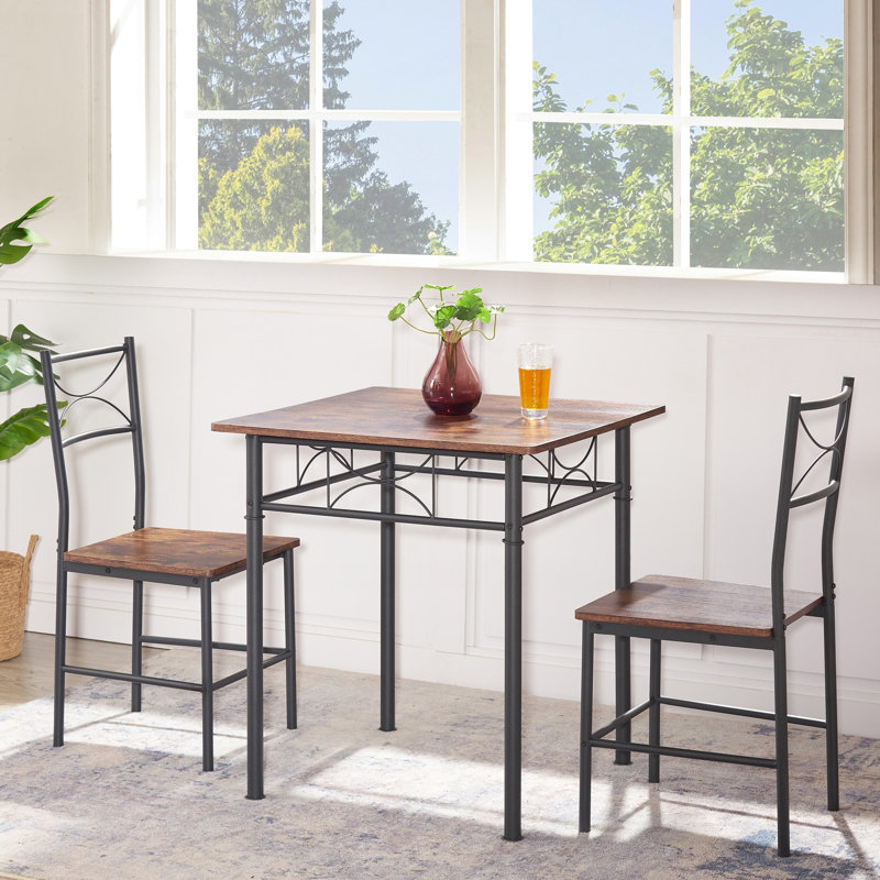 Ensemble 3 pièces de table de salle à manger pour la cuisine