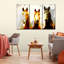 Trois têtes de cheval, reproduction sur toile-92761039