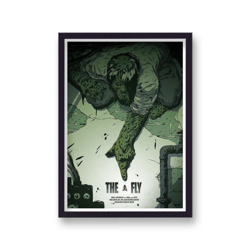 The Fly Reimagined Movie Poster - Single Picture Frame Print