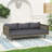 3-Seater Daybed With Slat Paneling-1342448306-1342448311