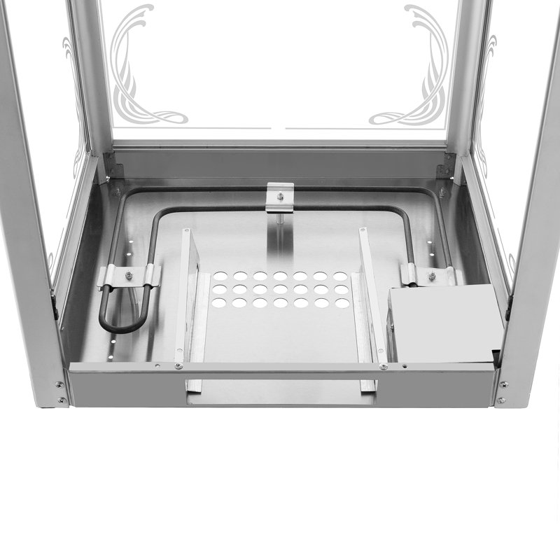 Majestic Countertop Popcorn Machine - Extra Large Movie Theater Style Popper with 16oz Kettle and Warming Deck by Superior Popcorn Company (Silver)
