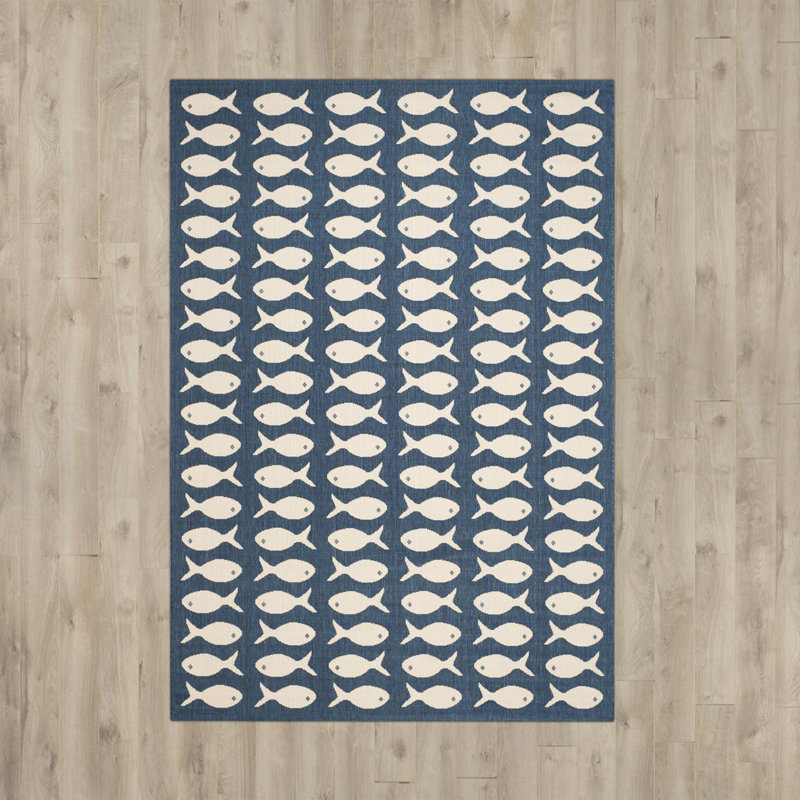 Paugh Performance Animal Print Indoor/Outdoor Area Rug, Rectangle 6'7" x 9'6"