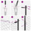 Vidaxl Hexagon Fence Steel-114621922-114621944