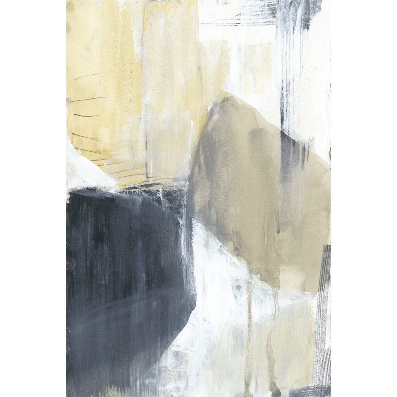 Neutral Divide I by Jennifer Goldberger - Wrapped Canvas Art Print, 46cm H x 30cm W