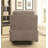Grey Recliner With Cup Holder-491201691