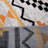 Janess Southwestern Machine Woven Polypropylene Area Rug in Orange/Black/Beige-196007949