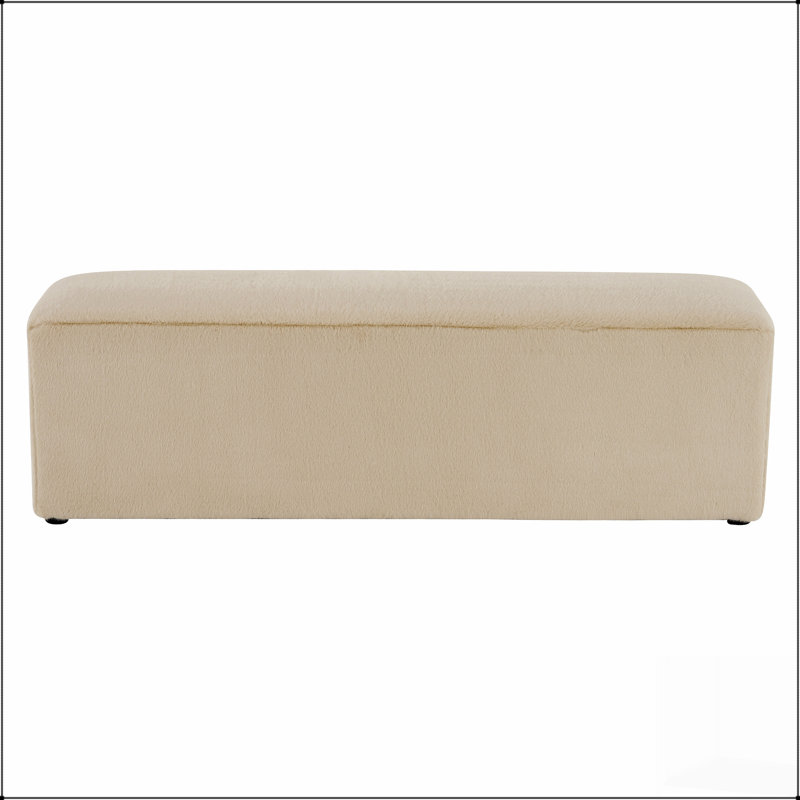 Repose-pieds moelleux et confortable Almond
