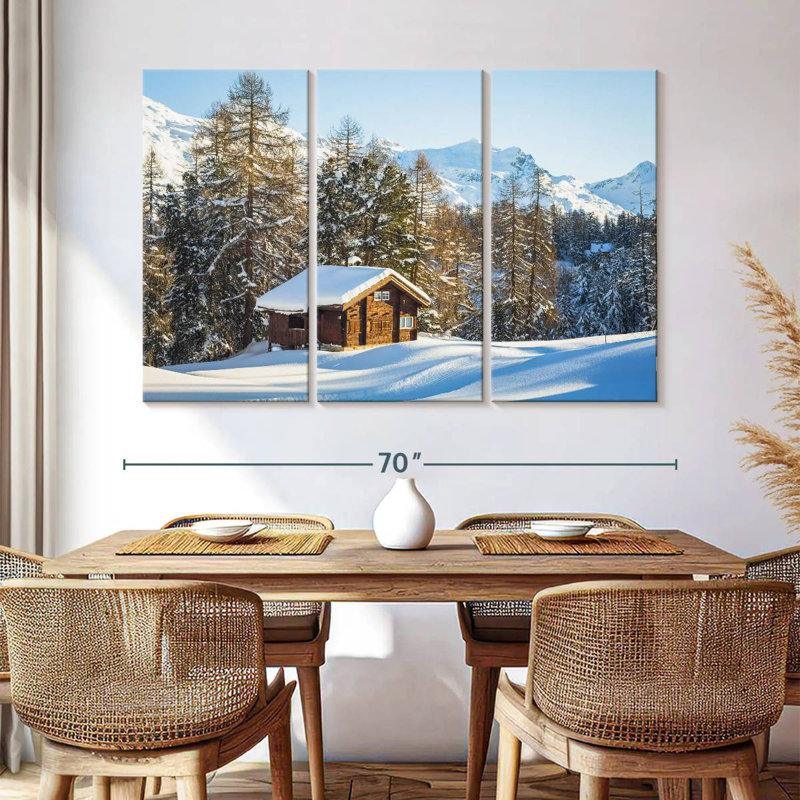 Lilie Winter Cabin Retreat, H 42 po x l 65 po