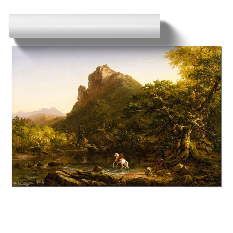 The Mountain Ford by Thomas Cole - Frameless Print, 30cm H x 42cm W x 0.1cm D