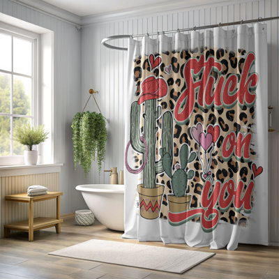 Cactus Stick With You - 1 Piece Standard Shower Curtain