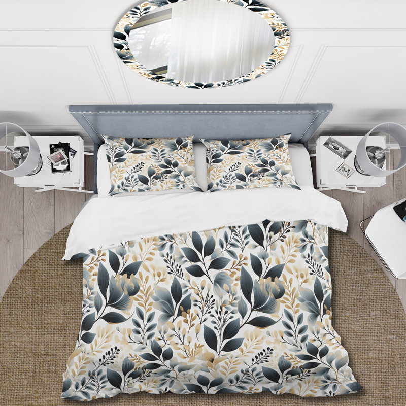 Ensemble de housse de couette Meredyth, Housse de couette pour très grand lit et 2 très