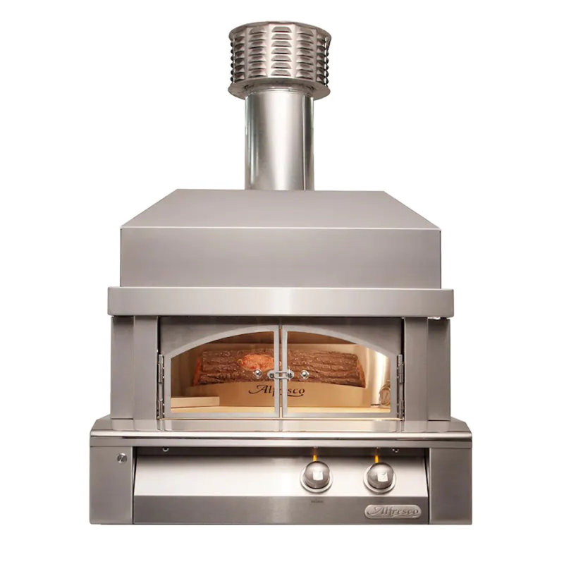 Alfresco Stainless Steel Built-In Natural Gas Pizza Oven