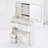 29.2" Vanity Table With Mirror And Storage For Small Space