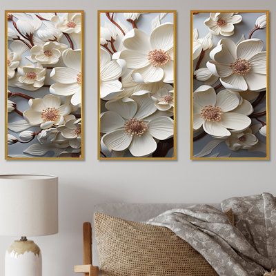 Ensemble de salon Dogwood Blossoms Bouquet III