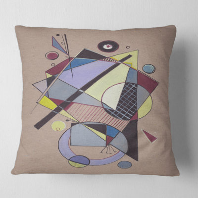 Housse et insert pour coussin carré Compositions IV
