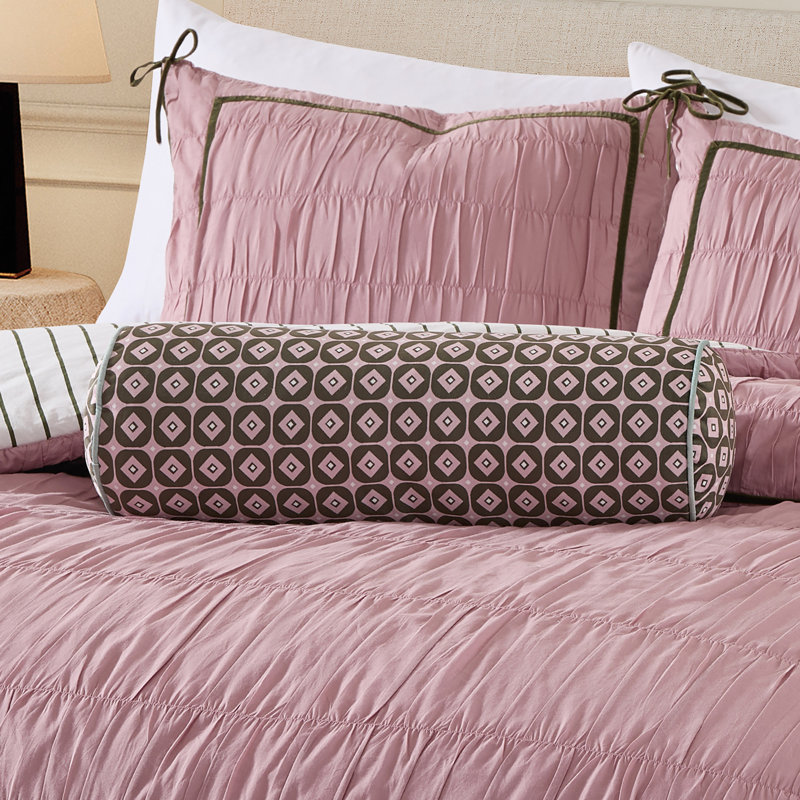 Retro Bolster Pillow Cover & Insert