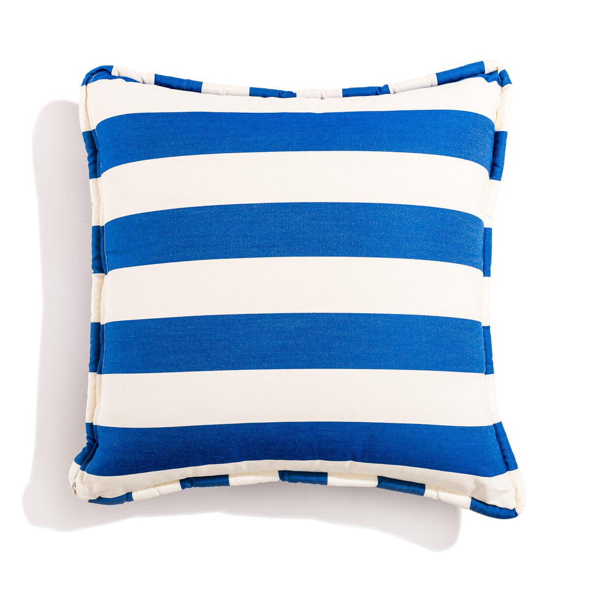 Crew Mimosa Pillow, 26" H x 26" W, Blue Striped