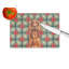 Irish Setter Christmas PoinsettIas Glass Cutting Board