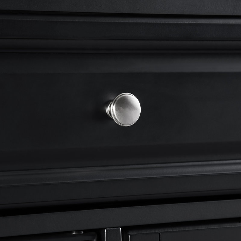 Haslingden Kitchen Island, Black