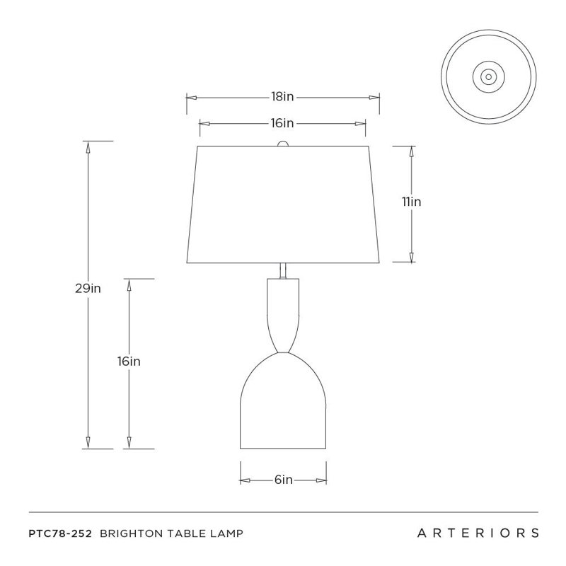 Brighton Table Lamp