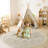 Vintage Distressed Non Slip Washable Area Rug(Beige)-471609242