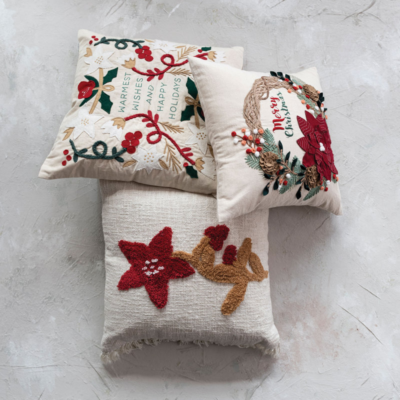  Cotton Throw Pillow