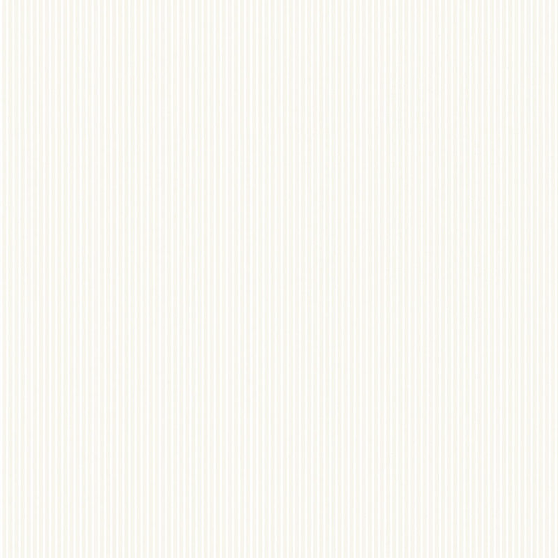 Papier peint à rayures 32,7 pi x 20,5 po Floral Prints II, Blanc