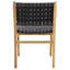 Chaise d'appoint en cuir Alston-1220696269