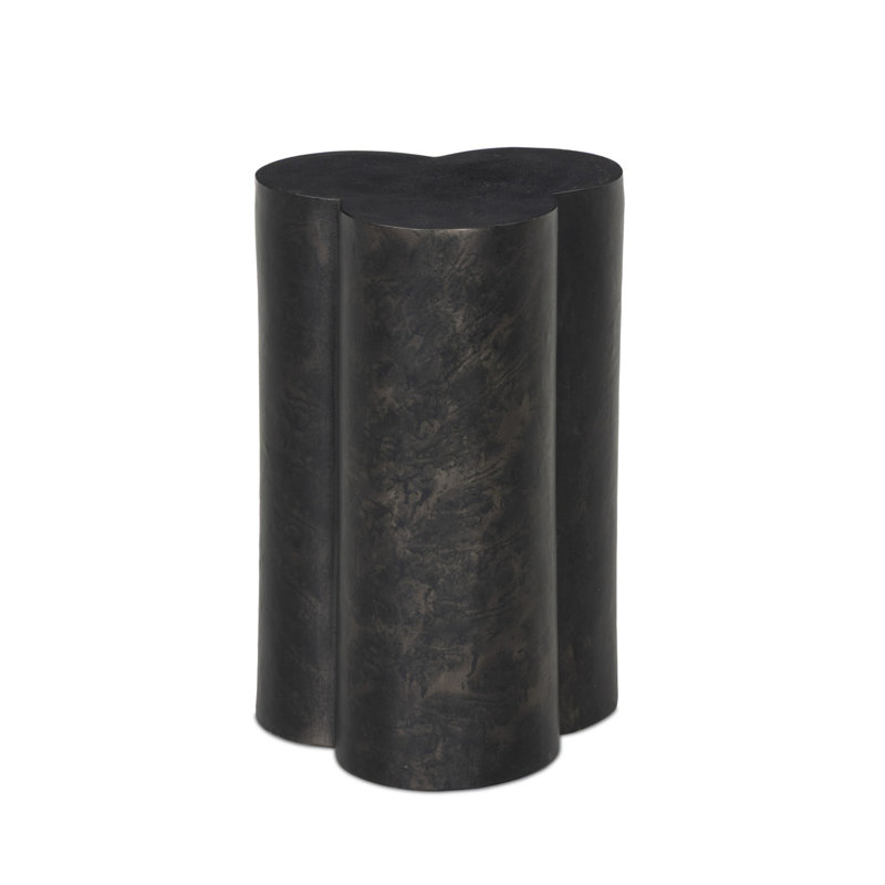 North Outdoor End Table-Distressed Bronze