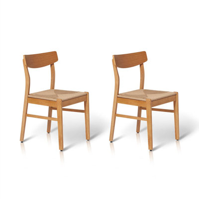 Landgrove 47cm H Solid Wood Low Back Side Chair