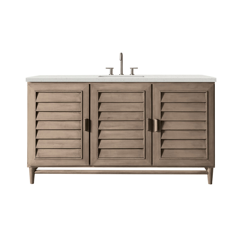 Portland 60'' W Single Vanity, Lime Delight, 8" Widespread