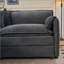 Canapé modulaire à assise profonde avec 2 repose-pieds et coussins moelleux, canapé modulaire pour causeuse pour salon, appartement, bricolage