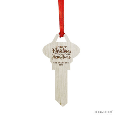 Wood Holiday Shaped Ornament
