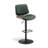  Modern Upholstered Swivel 26.2”H Faux Leather Adjustable Height Barstools with Footrest, for Bar, Kitchen, Dining Room-1439792110