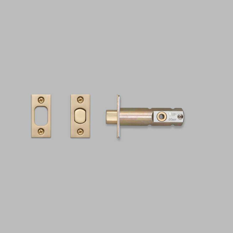 Privacy Bolt / Thumbturn Lock, Brass, 2.375"