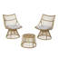 CHAISE ET TABLE D'APPOINT ELAINE