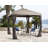 Rococo II 8 Ft. X 8 Ft. Gazebo With Mosquito Net