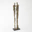 Abstract Couple Sculpture-Brass