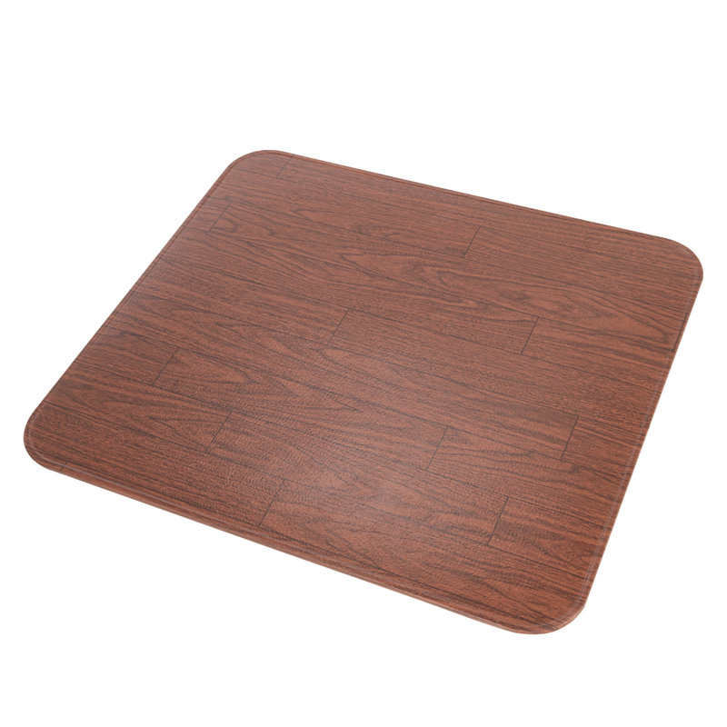 Protège-sol pour poêle Antinarelli, Grain de bois, H 0,625 po x l 36 po x P 36 po