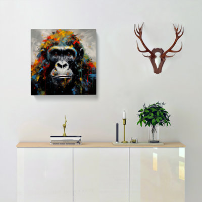 Gorilla Expressionism No.3 - Wrapped Canvas