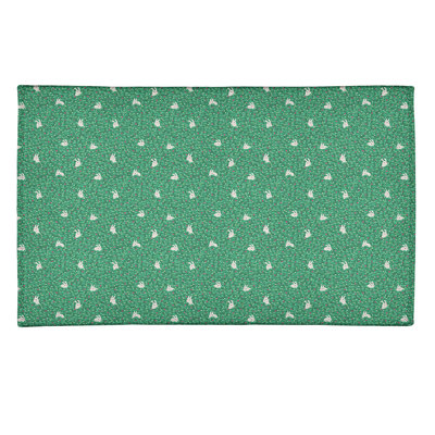 Tapis de lapin vert lapin