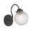 Clear and Glass Shade Modern Armed Sconce Wall Sconces-1487505496